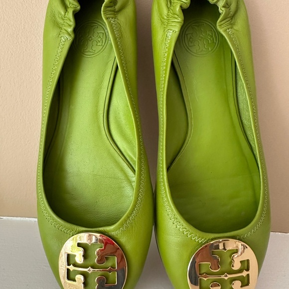 Tory Burch Minnie Flats 8.5 Green - Picture 4 of 5